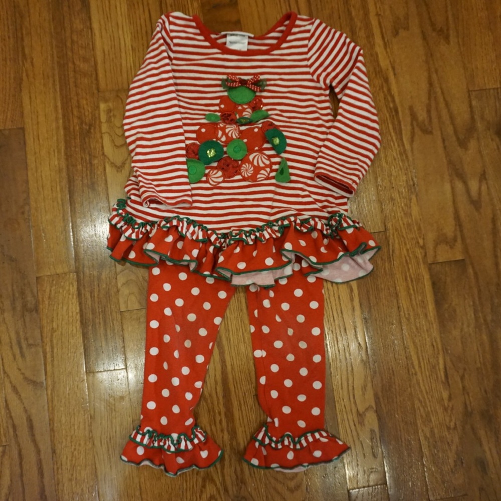 Bonnie Jean 3T Christmas outfit